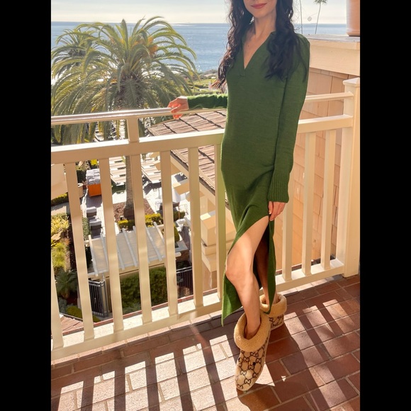 STAUD Dresses & Skirts - STAUD merino wool blend midi dress
